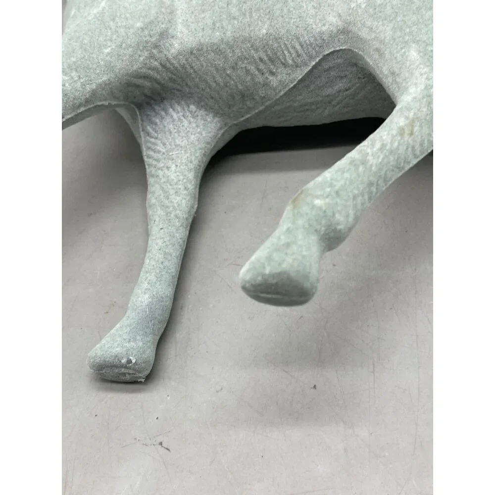 2021 Wonder shop Target Flocked blue reindeer Christmas Decor 13